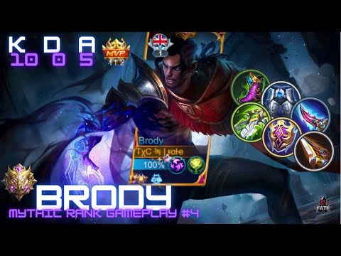 ⚡️BRODY⚡️ Mythic Rank Gameplay #4 | MLBB