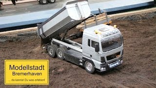 preview picture of video 'Modellstadt Bremerhaven - RC Trucks'