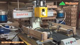 Máy chạy rãnh, khoan lỗ, cấy ốc chân giường Woodmaster