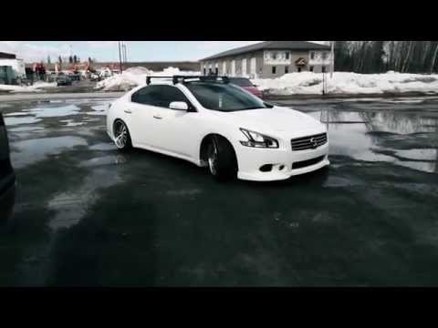 the Vossen's are back! Maxima SV 7th Gen 2011 Megan Coilovers slammed VIP function