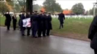 preview picture of video 'Pfc. Cecil Harris buried at Arlington National Cemetery'