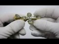 Видеообзор Серебряный крестик с позолотой "Киевский" вкх132