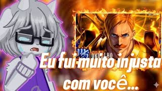 Undertale react ao rap do Escanor (Nanatsu no Taizai) - Pecado do Orgulho🦁 [AS] ‪@M4rkim‬