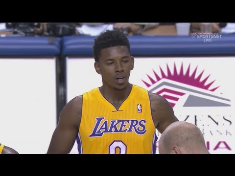 Nick Young 17 Pts Highlights (Lakers Debut) vs. Golden State Warriors (2013.10.05) (NBA PRESEASON)