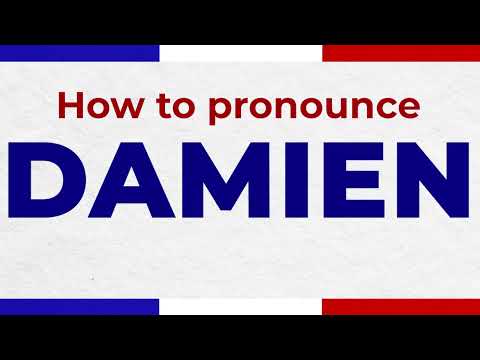 How to Pronounce DAMIEN In French correctly | French Pronunciation