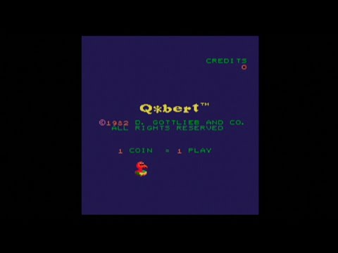 Q-Bert - Arcade Gameplay - Gottlieb - 1982