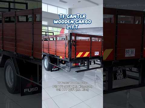 Auto 21 kaki TF Canter wooden cargo – demand hot.