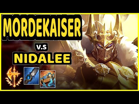 AHAHACIK (MORDEKAISER) vs NIDALEE - JUNGLE CHALLENGER GAMEPLAY - EUW