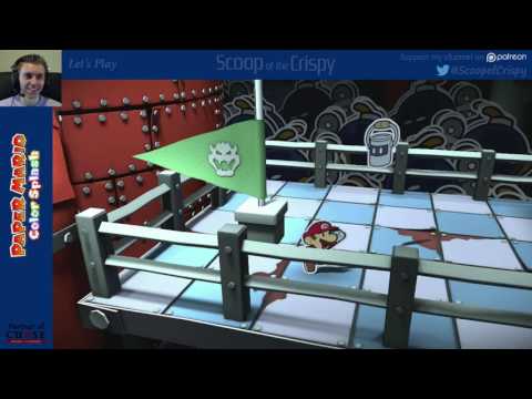 Paper Mario: Color Splash (Wii U) - 64 - Exploring Black Bowser's Castle - Mike's Playthrough