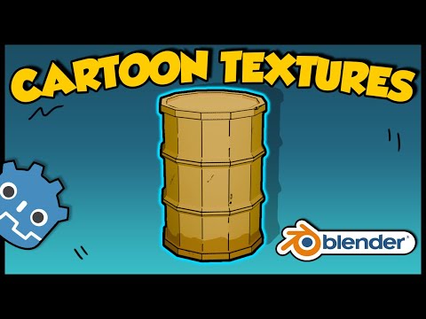 Creating Low Poly Cartoon Textures In Blender For Godot - Beginner Tutorial
