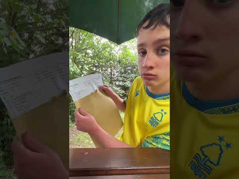 REACTING TO MY GCSE RESULTS (Fifa Style) #shorts #gcse #reaction