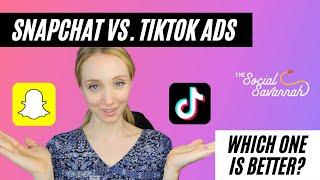 Snapchat Ads Vs. TikTok Ads: Which Is Better For eCommerce Advertising?!
