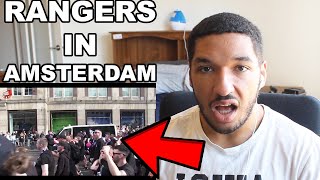 Reacting to RANGERS FANS INVADE AMSTERDAM (Rangers Champions League Nights)