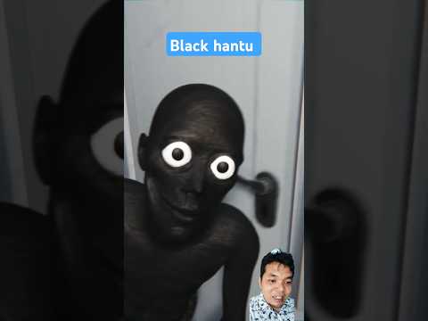 Hantu hitam yang menggemaskan #backrooms #granny #horrorstories #hantu #shorts
