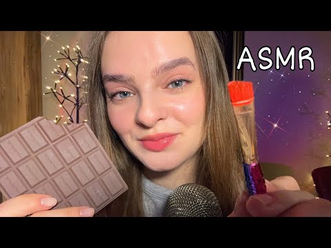 ASMR for Sleep & Relaxation😴 — Mouth Sounds | No Talking (spider web, kisses, chocolate, paint)