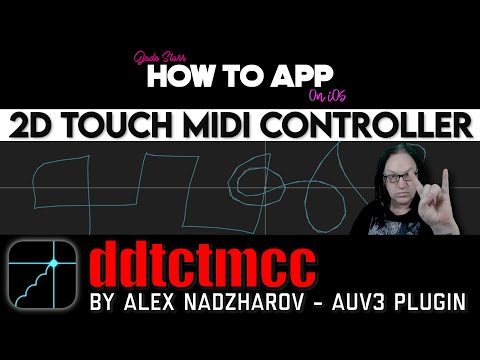 2D Touch Midi Controller ddtctmcc on iOS - How To App on iOS! - EP 1016 S12