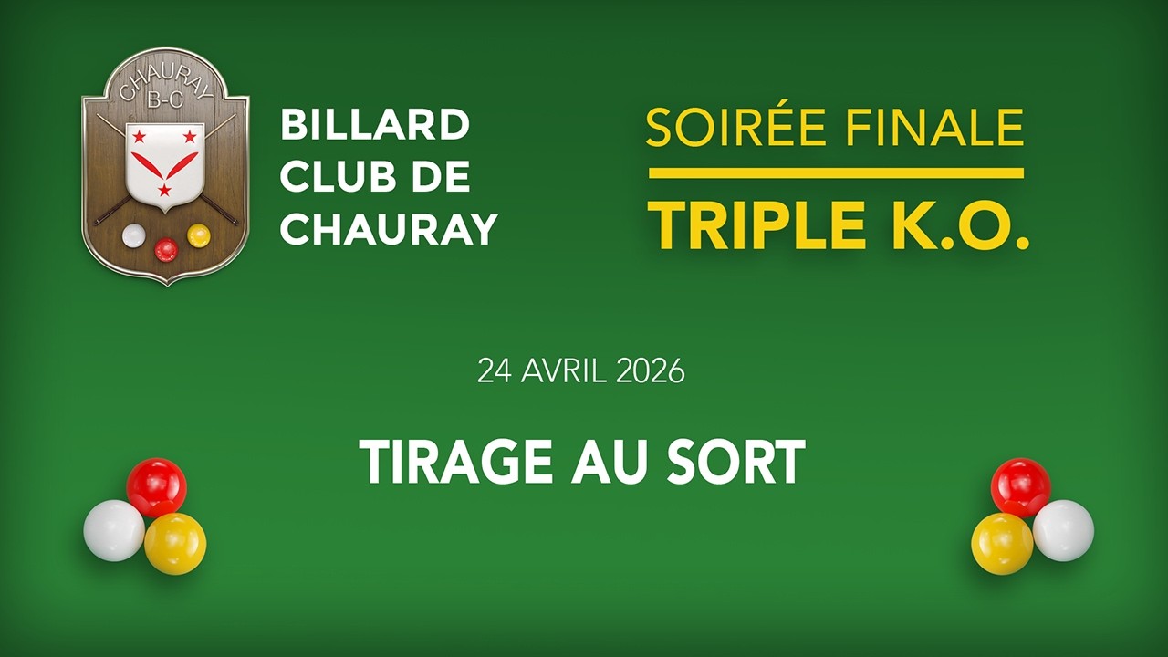 TKO 2026 Tirage au sort