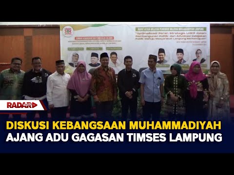 Diskusi Kebangsaan Muhammadiyah, Ajang Adu Gagasan Timses 