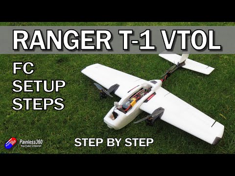 Ranger T-1 VTOL Build: Video 2. Flashing and setting up the Matek F405-VTOL flight controller