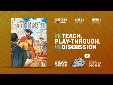 Medici - 6p Teaching, Play-through, & Round table by Heavy Cardboard