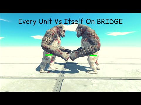 Every Unit Vs Itself On BRIDGE ARBS |Animal Revolt Battle Simulator
