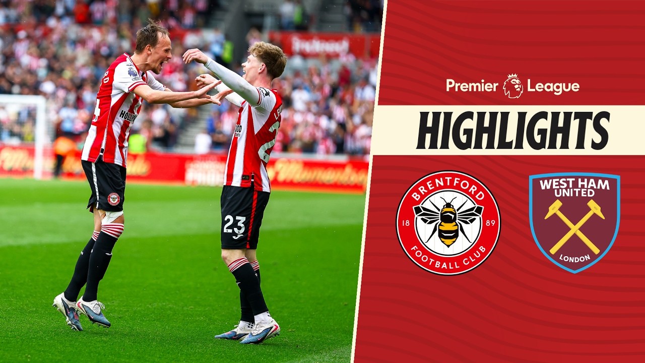 Thiago & Damsgaard net in West Ham win 🤩 | Brentford 3-0 West Ham United | Premier League Highlights