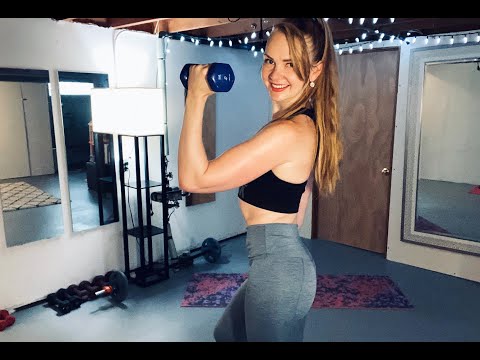 55 Min Total Body Workout with Weights