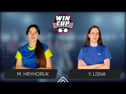 15:30 Mariana Hryhoruk - Yaroslava Lisna 28.07.2025 WINCUP Women Professional. TABLE 1