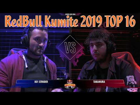 RedBull Kumite 2019 - TOP 16｜801 strider (G) vs Takamura (Akuma)