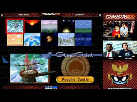 Youmacon 2015 Smash 64 - SpinToWin vs Gunblade