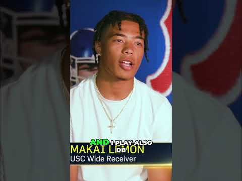Makai Lemon is USC's Versatile Star WR Prospect