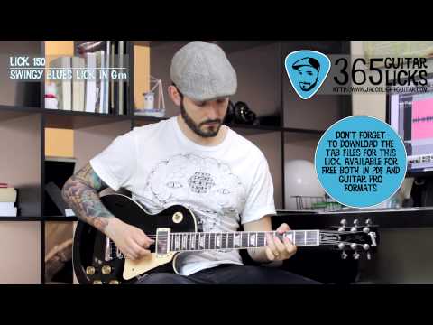 Lick 150/365 - Swingy Blues Lick in Gm | 365 Guitar Licks Project