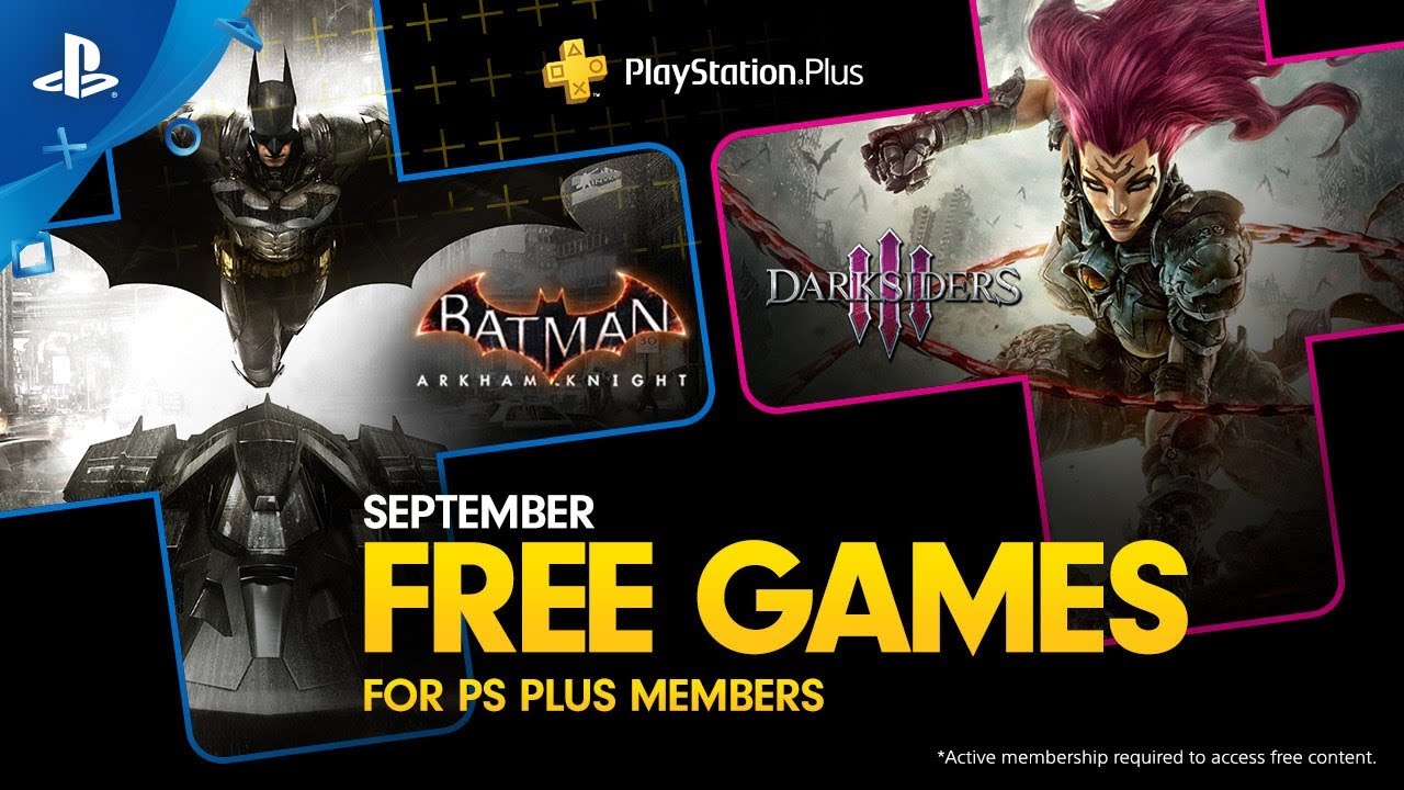 PlayStation Plus Free Games for September: Batman: Arkham Knight, Darksiders 3