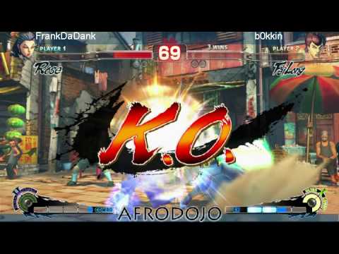 SSF4 - AFRODOJO 7/22/2010 - FrankDaDank(Rose) vs b0kkin(Cammy)