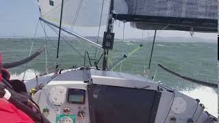 Motorcycle Irene Surfs Home