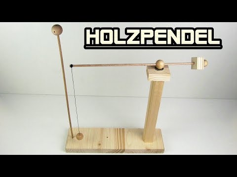 Crafting with wood: A perpetual pendulum for children