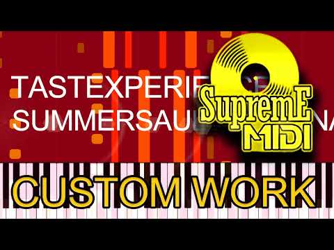 Tastexperience - SUMMERSAULT (ORIGINAL MIX) (PRO MIDI FILE REMAKE) - "in the style of"