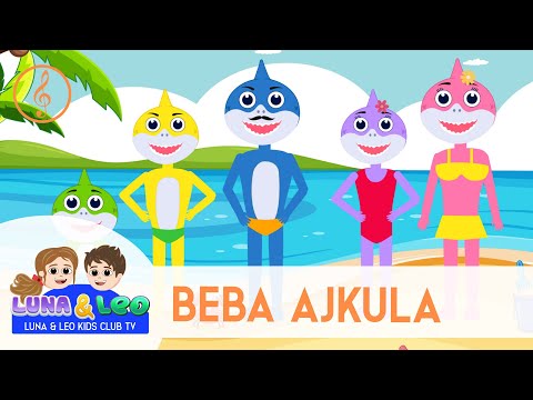 Beba ajkula - Pesmica za decu o porodici ajkula | Pesme o životinjama | Ajkula