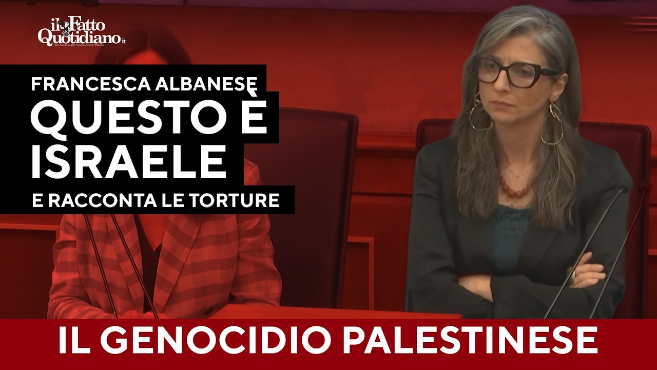 "Questa non riesco a leggerla...", Francesca Albanese racconta le torture dell'esercito israeliano