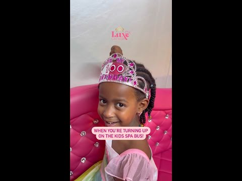 Kids Spa Bus | Luxe Gather #shorts