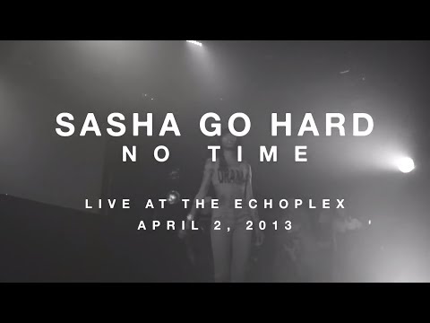 Sasha Go Hard performs 