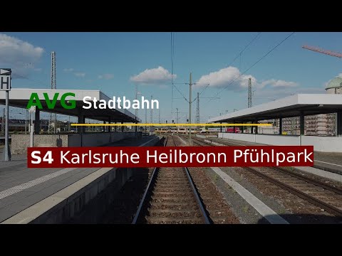 Führerstandsmitfahrt Stadtbahn S4 Kraichgau Sprinter von Karlsruhe nach Heilbronn