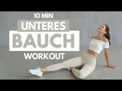 UNTERES BAUCH WORKOUT | 10 MIN Unterbauchfett Workout | Unteres Bauchfett verlieren | Tina Halder