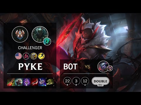 Pyke Bot vs Tristana - NA Challenger Patch 10.13