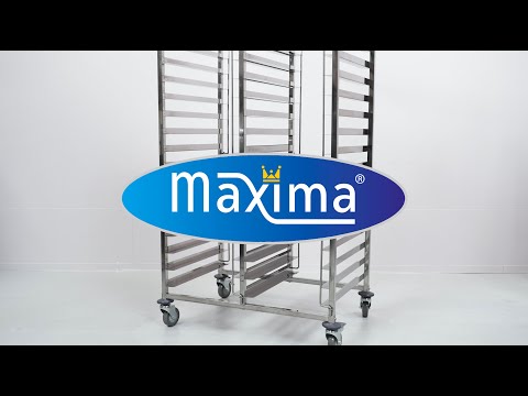 Maxima Gastro Tablettwagen - Bäckerei-Norm - Passt 32 x Tabletts (60 x 40 cm) - exkl. Tabletts