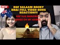 KGF SALAAM ROCKY BHAI Song Reaction by an AUSTRALIAN Couple | KGF Reaction | Amazing Song And Video!