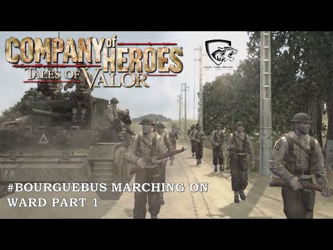Liberation of Caen: 100% (Normal) Walkthrough Part 1 - BOURGUEBUS MARCHING ON WARD  (No Commentary)