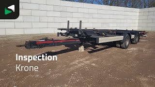 Прицеп контейнеровоз Krone ZZ 2 axles TUV 12/26 20ft | Изображение 4 - Autoline