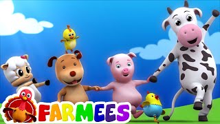 kids animal song | nursery rhymes | farm song | childrens rhymes | 3d rhymes by Farmees