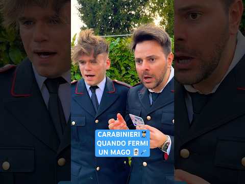 CARABINIERI👮🏻‍♂️ Quando Fermi UN MAGO 🃏 - iPantellas & Mago Pako